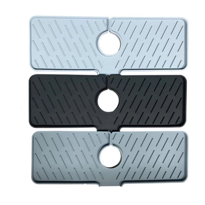 Non- Slip Silicone Drying Mat For Faucet